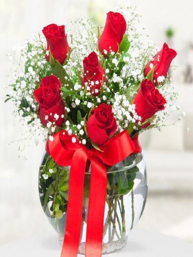 pasabahce-akvaryum-vazoda-7-kirmizi-gul